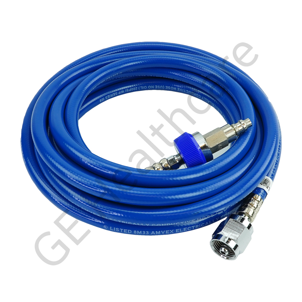 Hose/Assembly N2O Blue 15ft PUR M Hit/DISS N-G BCG