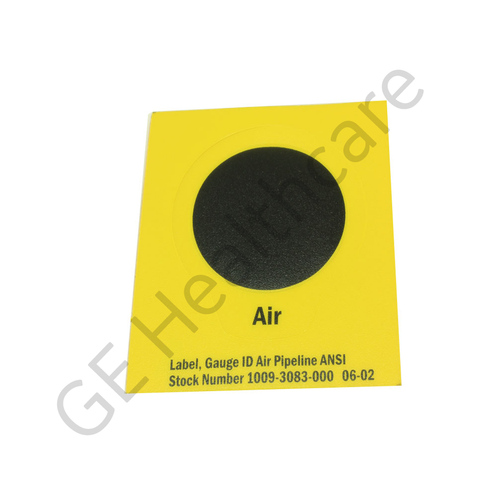 LBL GA ID AMARILLO/BLK AIR PLINE ANSI LBL GA ID AMARILLO/BLK AIR PLINE ANSI