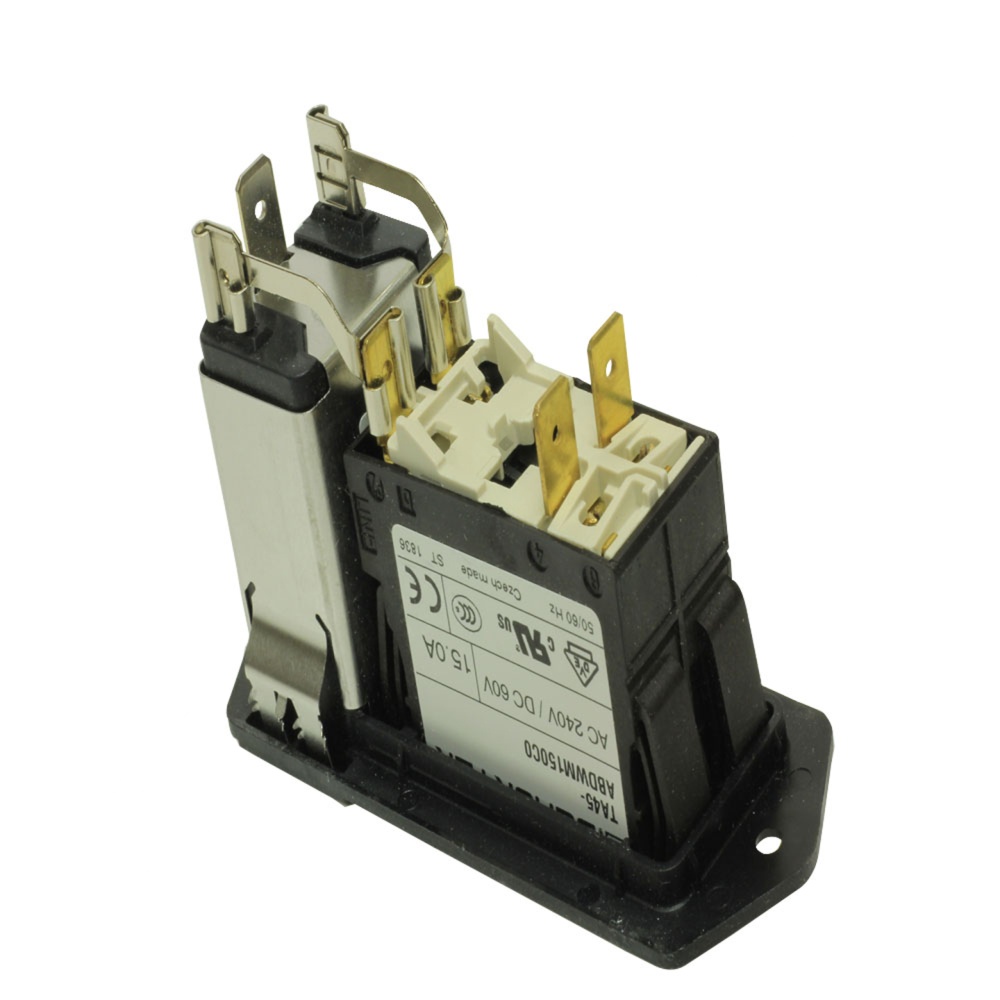 INTERRUPTOR, ENTRADA AC W/LINE BRKR SW Y FILTRO 15A 250VAC INTERRUPTOR, ENTRADA AC W/LINE BRKR SW Y FILTRO 15A 250VAC