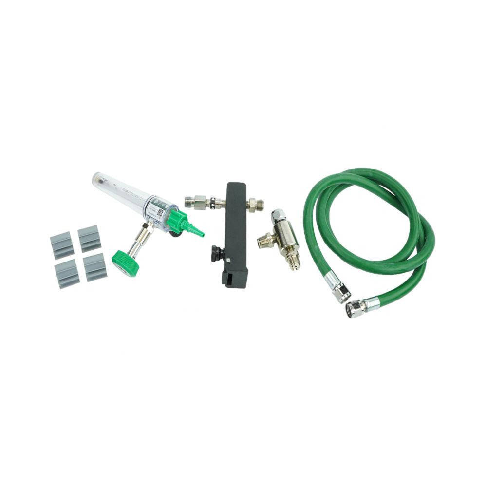 Kit Flowmeter Piece O2 Rail Mounting for Anesthesia Mach Kit Flowmeter Piece O2 Rail Mounting for Anesthesia Mach