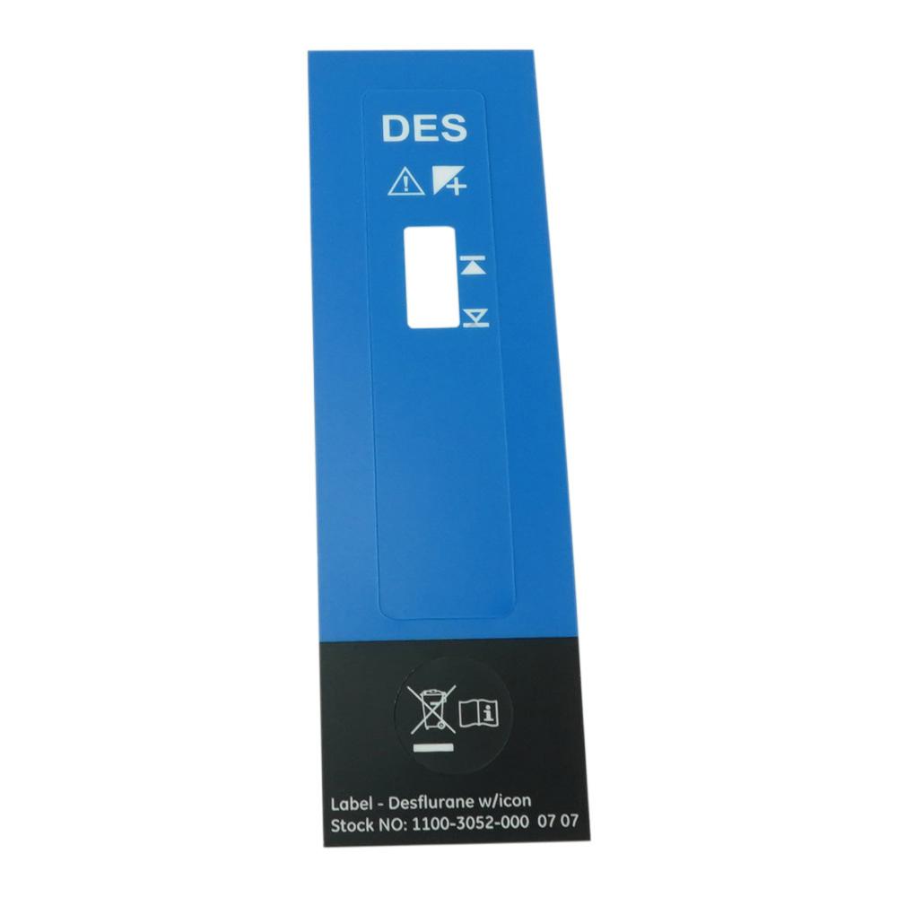 AUTOADHESIVO, LBL DESFLURANE W/ICON AUTOADHESIVO, LBL DESFLURANE W/ICON