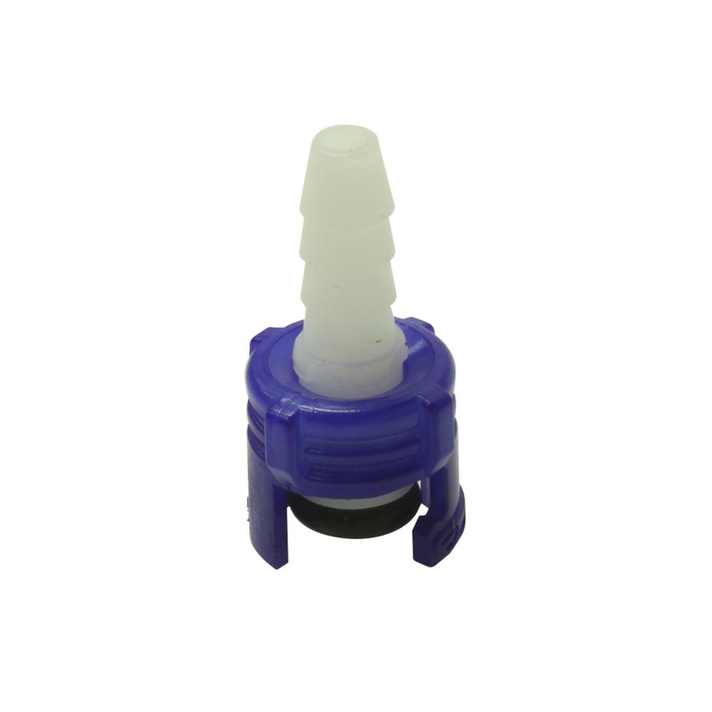Coupling Inline Blue BCG Insulator Half 4mm Hose Barb Coupling Inline Blue BCG Insulator Half 4mm Hose Barb