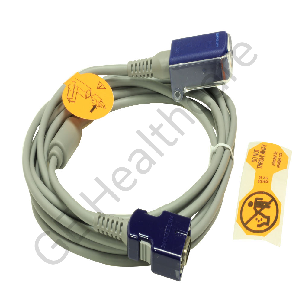 NELLCOR SPO2-ADAPTER CABLE - DOC10- 2,9 M - FOR DINAMAP PRO 1000 V2, PRO AND PROCARE