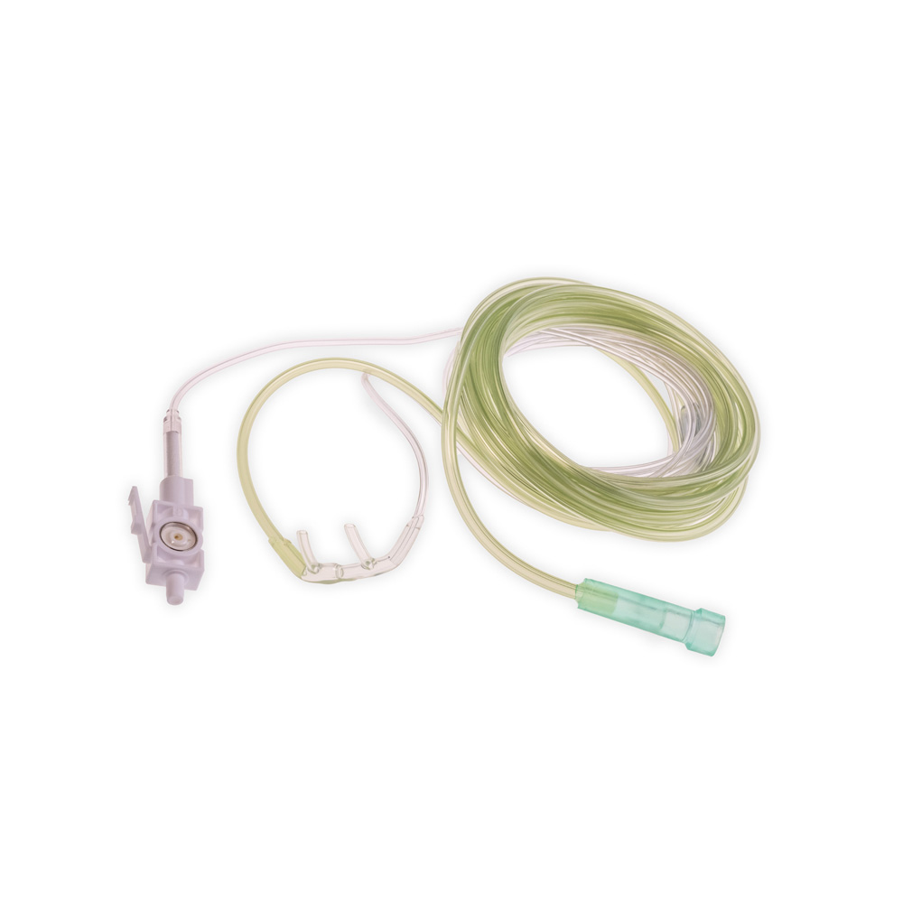 Cánula Nasal CO2/O2 Adulto Capnoflex Cánula Nasal CO2/O2 Adulto Capnoflex