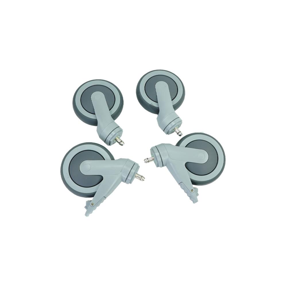 KIT DE RUEDA, 4W- GIRATORIA, 125MM DE DIÁMETRO, MONTAJE DE VÃSTAGO KIT DE RUEDA, 4W- GIRATORIA, 125MM DE DIÁMETRO, MONTAJE DE VÃSTAGO