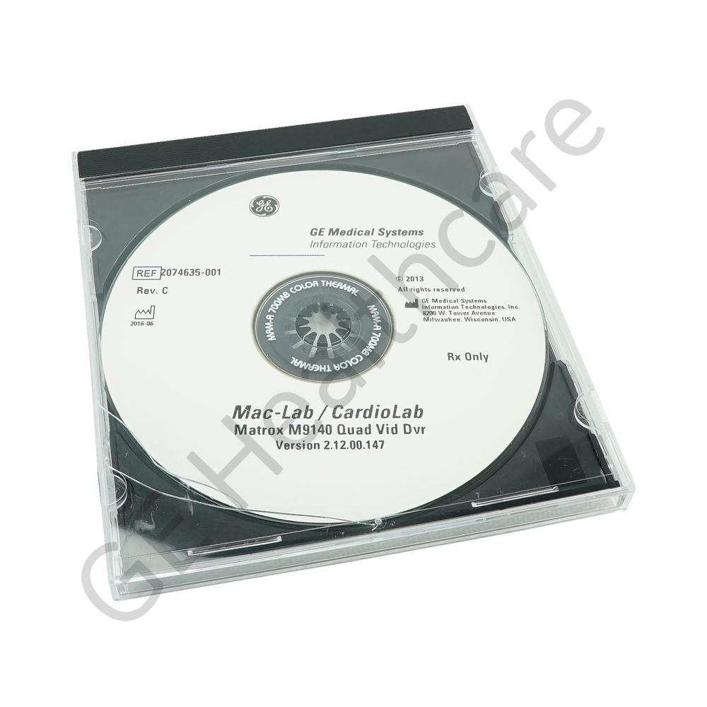 CD-R MATROX M9140 CUAD, CONTROLADOR DE TARJETA DE VIDEO  -  V2.12.00.147- WINDOWS XP