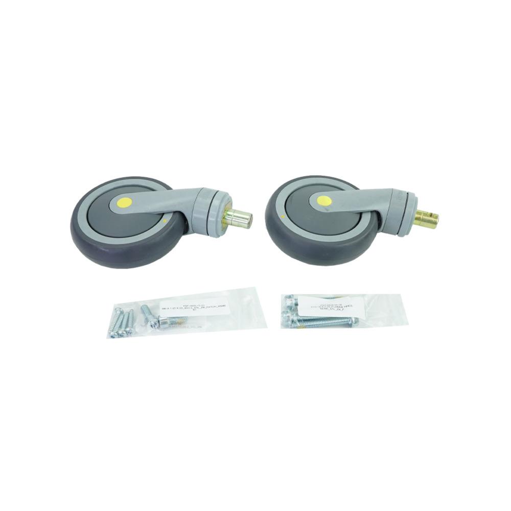 KIT DE RUEDA, 2 GIRATORIAS CONDUCTORAS, CARRITO MODULAR MAC KIT DE RUEDA, 2 GIRATORIAS CONDUCTORAS, CARRITO MODULAR MAC