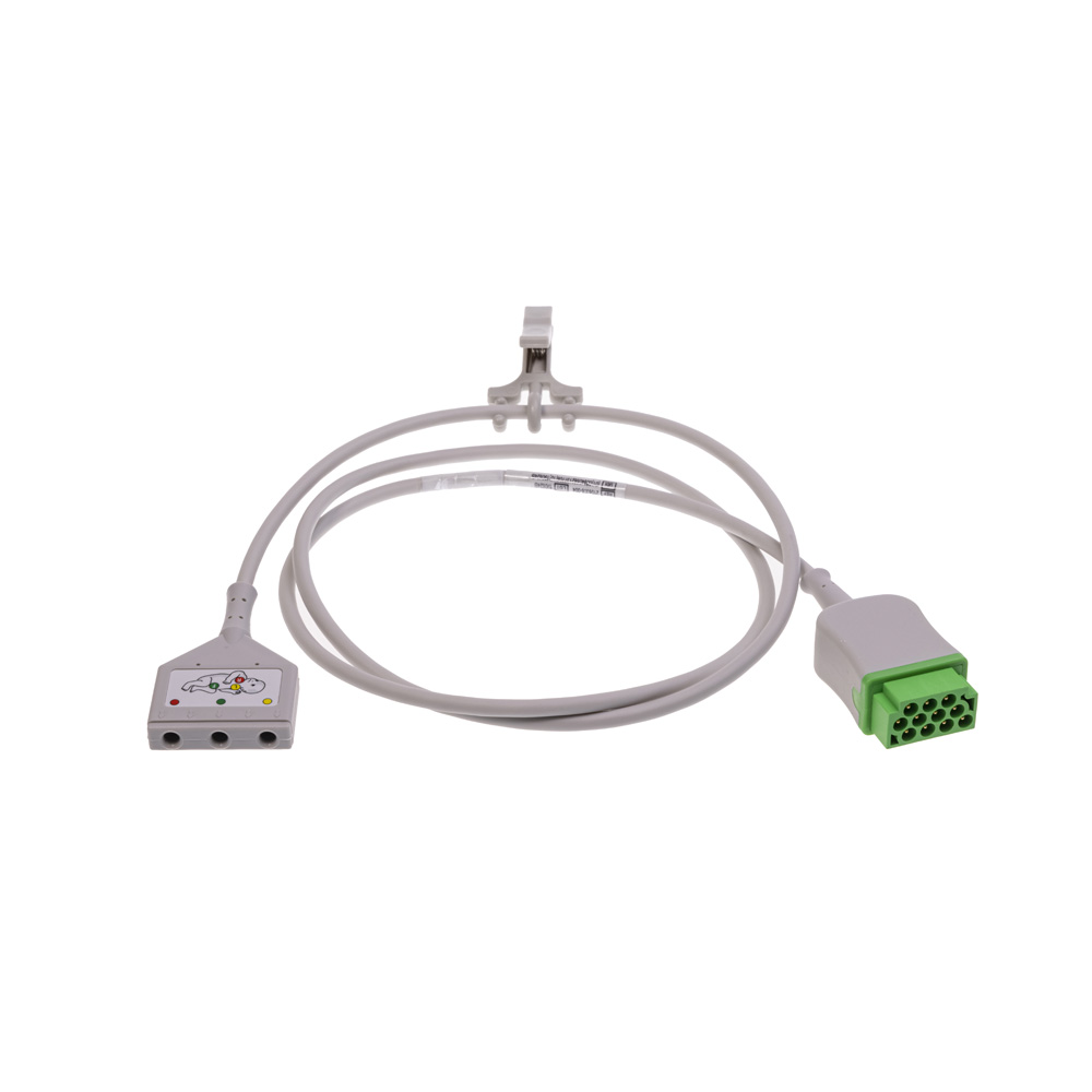 Cable Troncal ECG, Neonatal, DIN 3 derivaciones, IEC, 1.2 m/4 ft. Cable Troncal ECG, Neonatal, DIN 3 derivaciones, IEC, 1.2 m/4 ft.