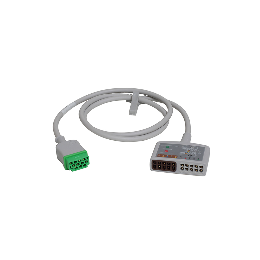 Cable troncal de ECG, 12 derivaciones, IEC, 3, 6 m/12 pies Cable troncal de ECG, 12 derivaciones, IEC, 3, 6 m/12 pies