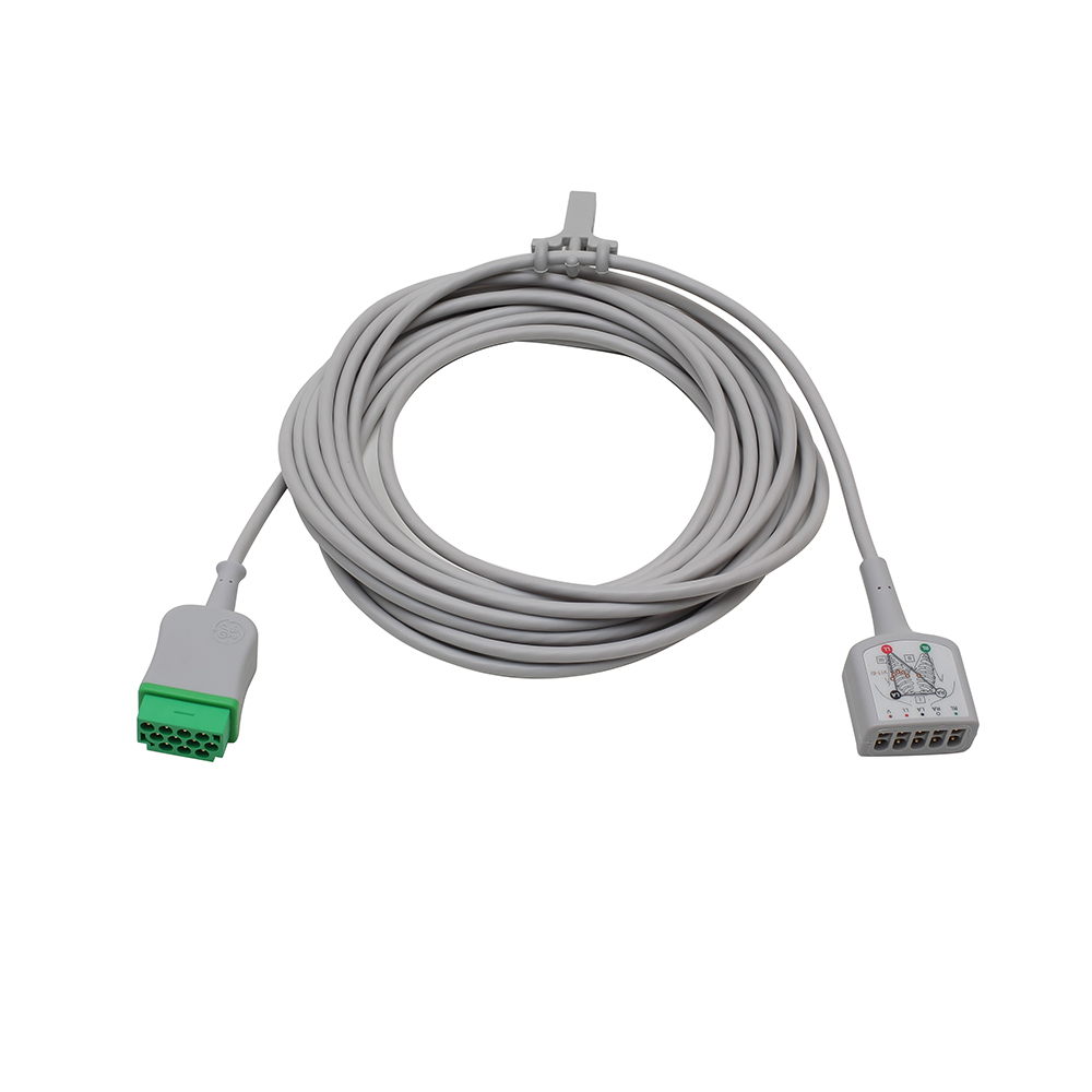 Cable Troncal ECG, 3/5 derivaciones, AHA, 6 m/20 ft. Cable Troncal ECG, 3/5 derivaciones, AHA, 6 m/20 ft.