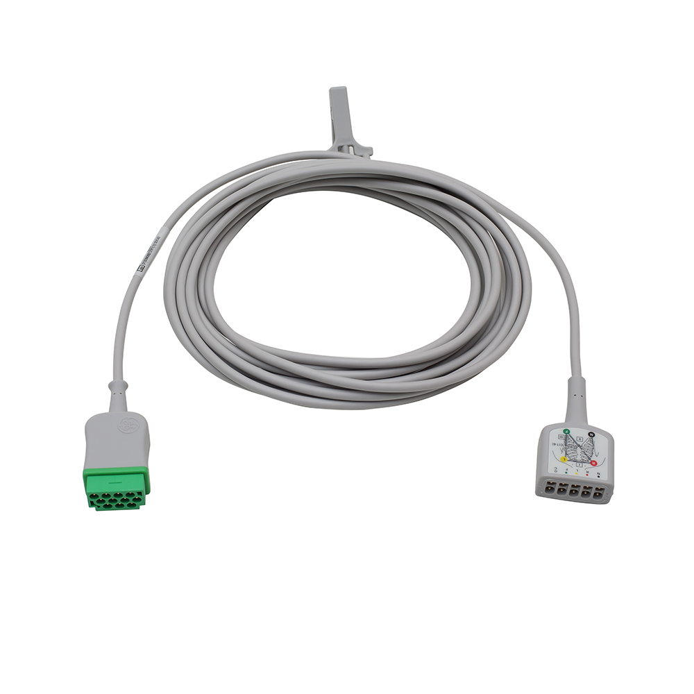 Cable troncal de ECG, 3/5 vías, IEC, 6 m/20 pies Cable troncal de ECG, 3/5 vías, IEC, 6 m/20 pies