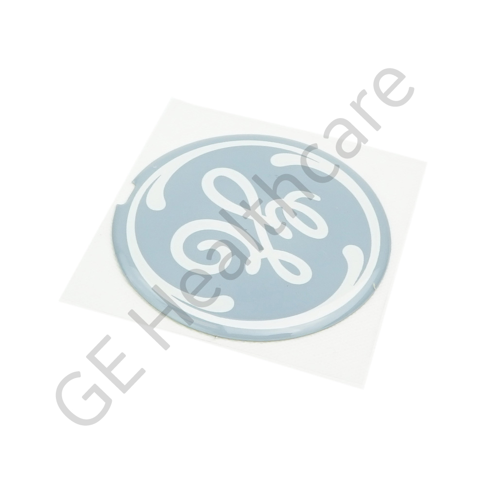 Encapsulated ge logo - diameter 40 background color - gems steel blue Encapsulated ge logo - diameter 40 background color - gems steel blue