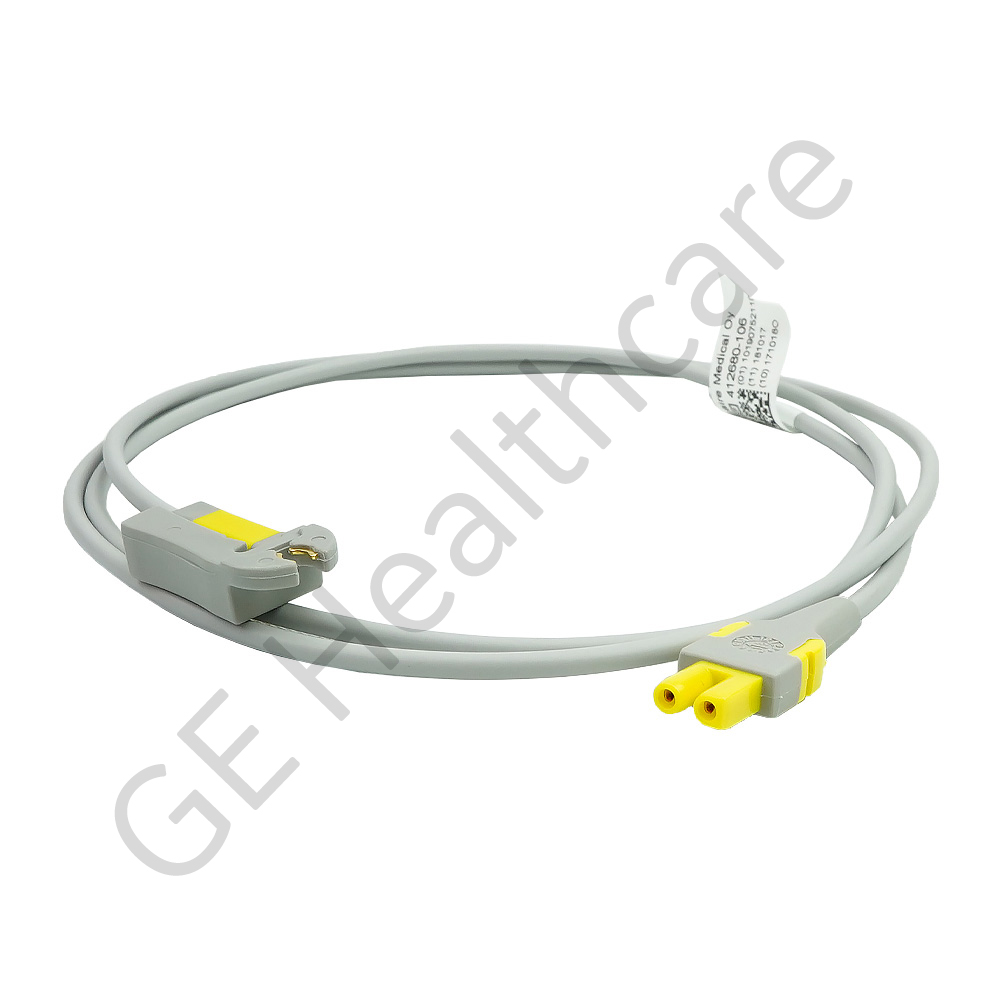 Cable de derivación, pinza, 1.3m, amarillo para europa