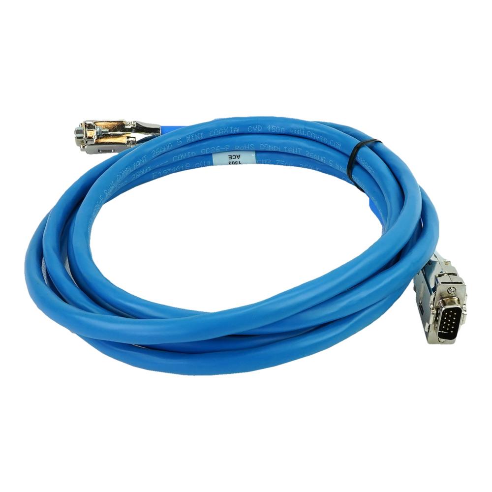 Cable Video Extend DB15M-DB15F (10) 75Ohm HD15F-HD15M 10ft Cable Video Extend DB15M-DB15F (10) 75Ohm HD15F-HD15M 10ft