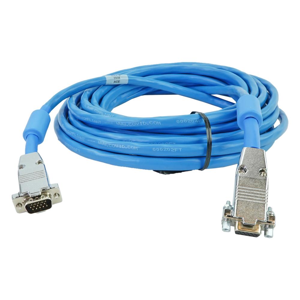 Cable Video Extend DB15M-DB15F (25) 75Ohm HD15F-HD15M 25ft Cable Video Extend DB15M-DB15F (25) 75Ohm HD15F-HD15M 25ft