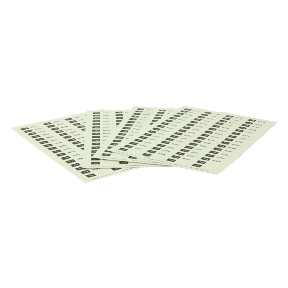 ETIQUETA TTX NÚMEROS CANAL 37 ETIQUETA TTX NÚMEROS CANAL 37