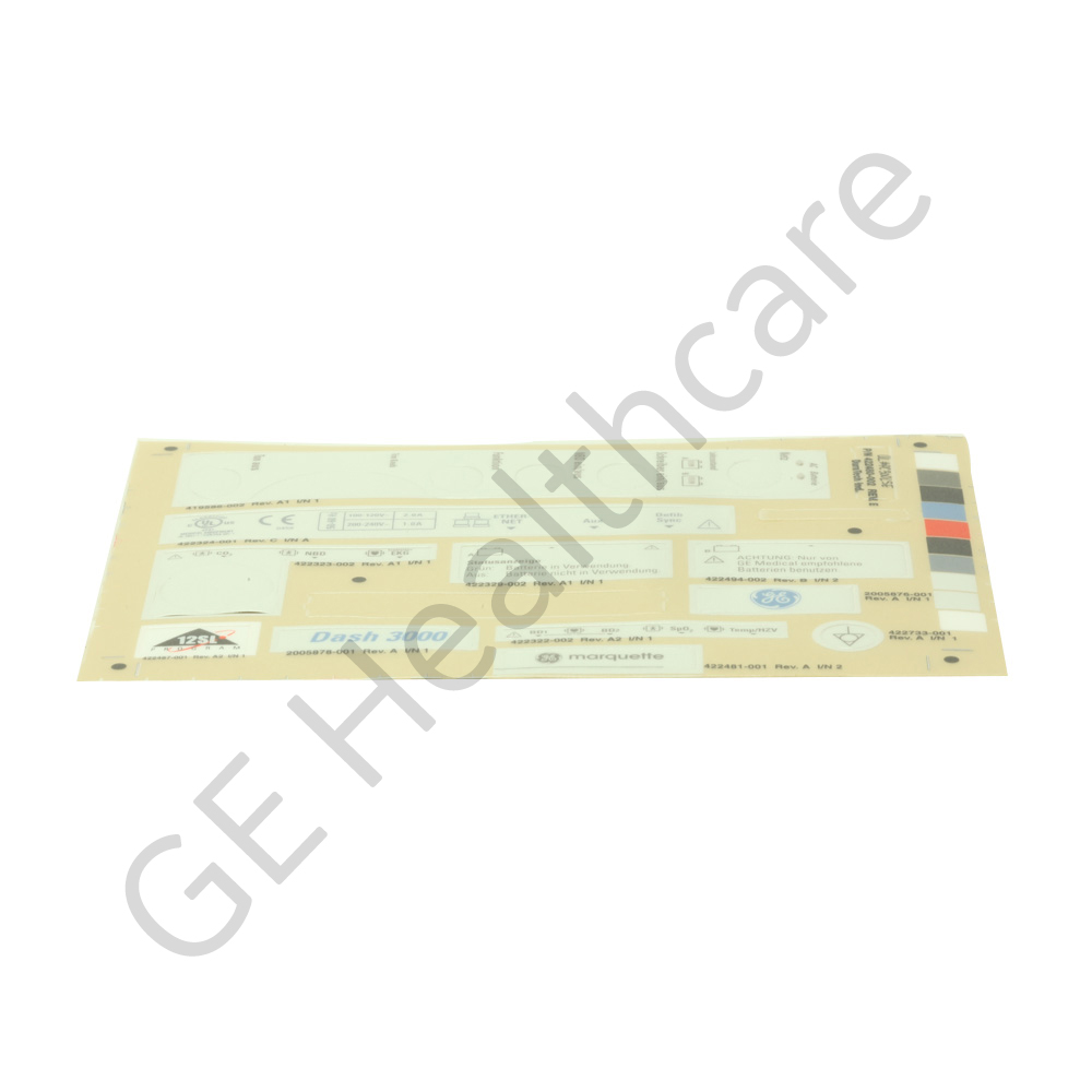 KIT DE ETIQUETAS DASH 3000 EN ALEMÁN KIT DE ETIQUETAS DASH 3000 EN ALEMÁN