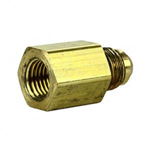 Hose-Fitted to Pipe Brass 9/16-18 M to 1/4 Pipe F Thread Hose-Fitted to Pipe Brass 9/16-18 M to 1/4 Pipe F Thread