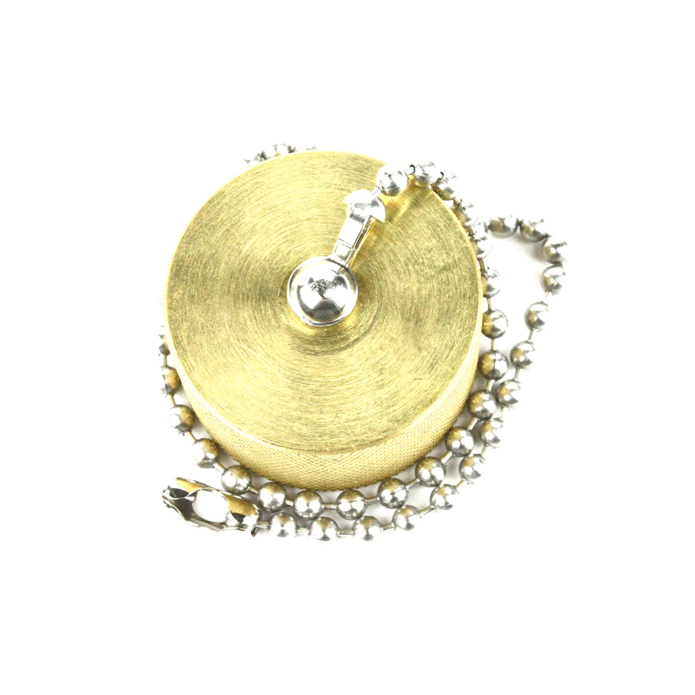 Knurled Brass Blanking Cap with Rubber Seal 1.50 ID Knurled Brass Blanking Cap with Rubber Seal 1.50 ID