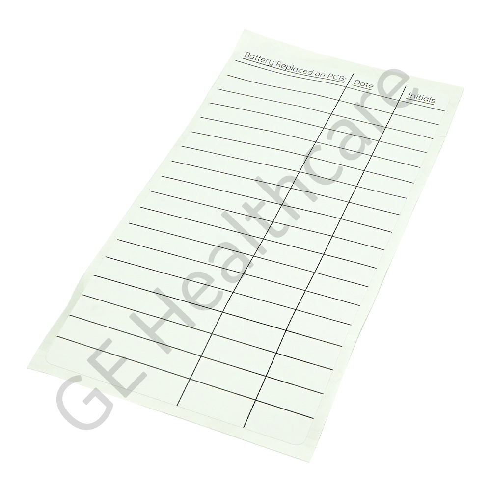 Battery Replacement Date Label Battery Replacement Date Label