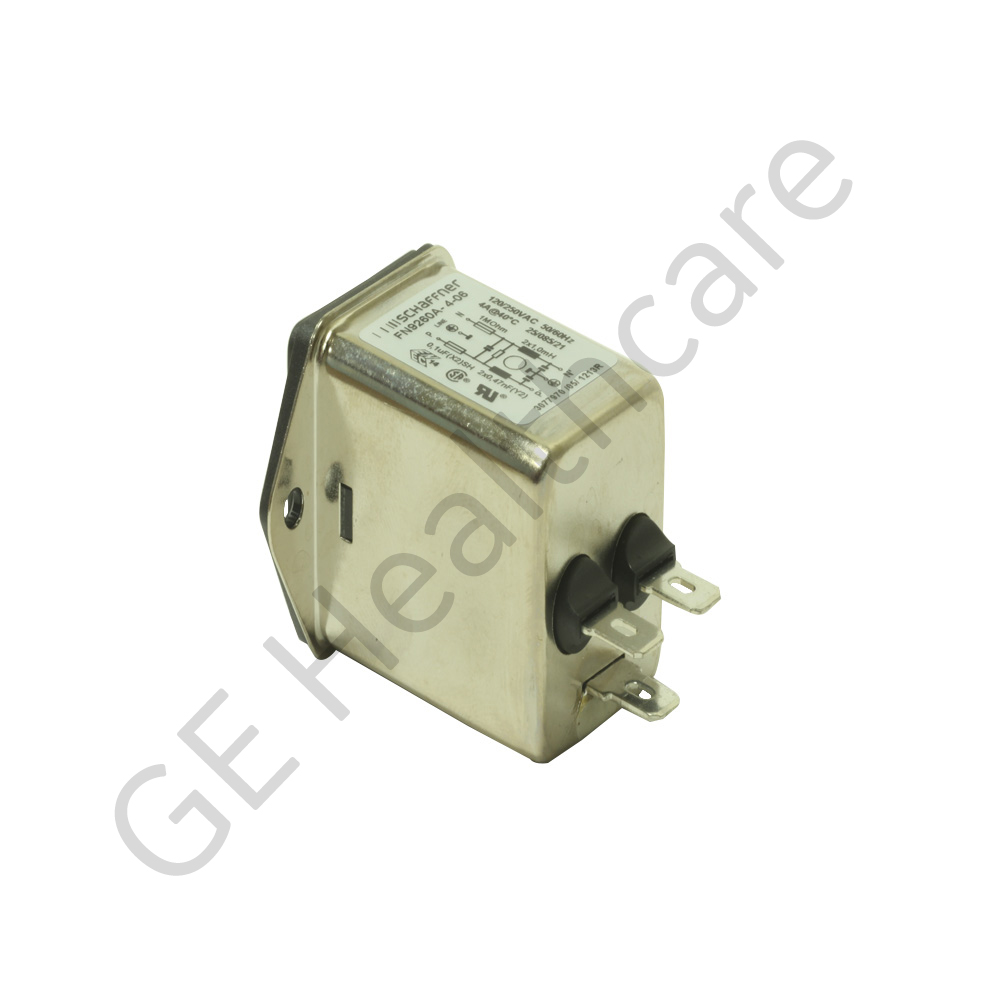 FILT-MAINS, 400Hz, 250V, 4A, 2 fusibles, montaje en panel, UL/CSA/VDE FILT-MAINS, 400Hz, 250V, 4A, 2 fusibles, montaje en panel, UL/CSA/VDE