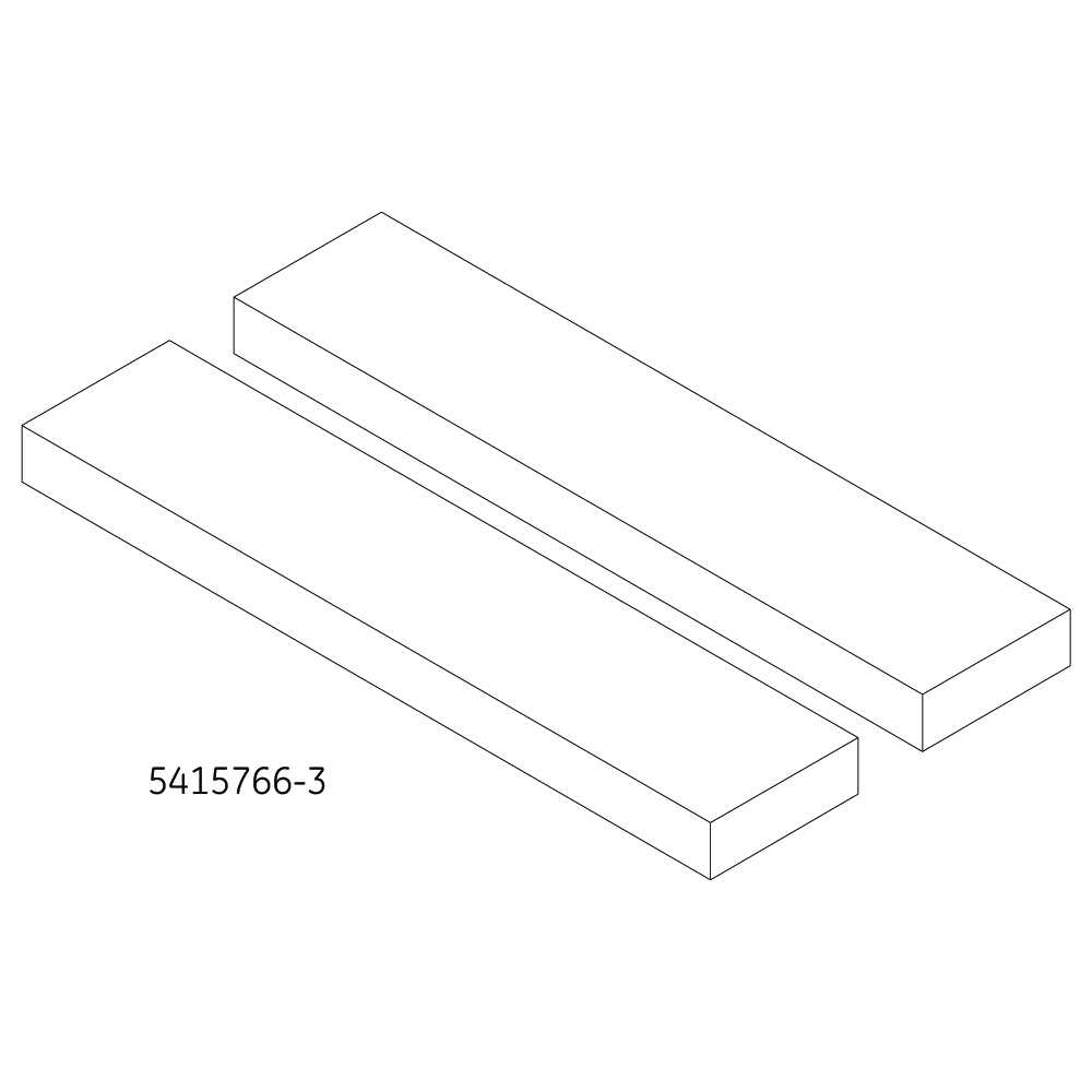 MR Patient Positioning Pad, rectangular shape, 14 in (L) x 3 in (W) x 1 in (H), qty 2 MR Patient Positioning Pad, rectangular shape, 14 in (L) x 3 in (W) x 1 in (H), qty 2