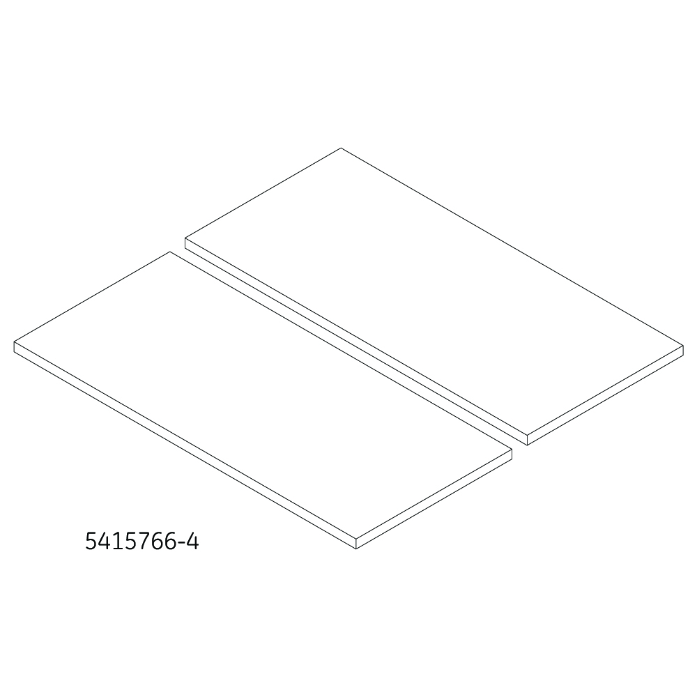 MR Patient Positioning Pad, rectangular shape, 19.75 in (L) x 9 in (W) x 0.5 in (H), qty 2 MR Patient Positioning Pad, rectangular shape, 19.75 in (L) x 9 in (W) x 0.5 in (H), qty 2