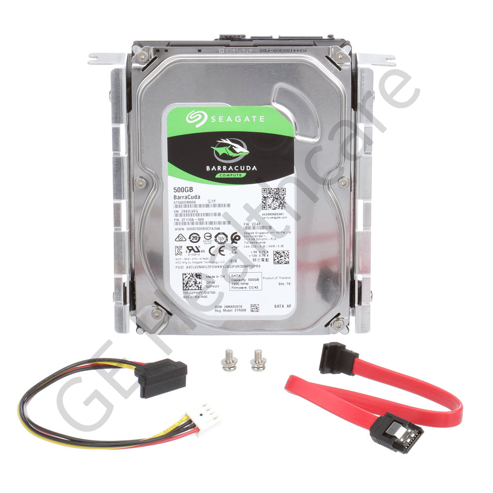 BEP6.X HDD 500GB Assembly - Spare Part BEP6.X HDD 500GB Assembly - Spare Part