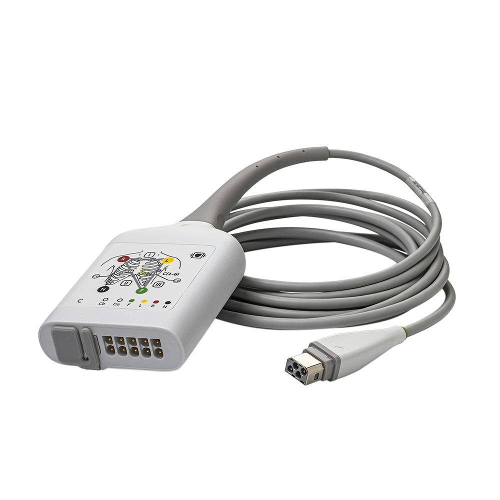 Cable de Parámetro CARESCAPE ECG, 3, 6M IEC Cable de Parámetro CARESCAPE ECG, 3, 6M IEC