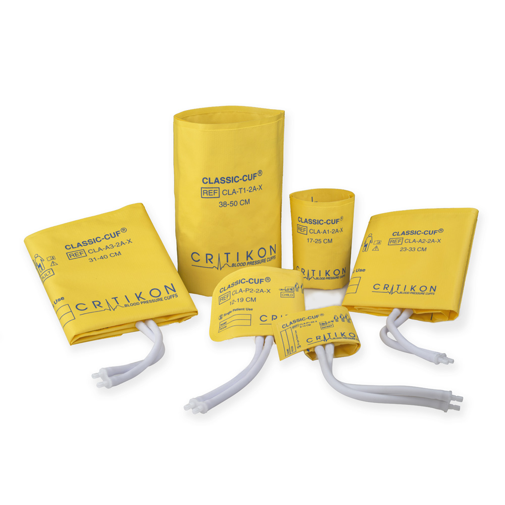 BRAZALETE DE PRESIÓN NO INVASIVA CLÁSICO, ADULTO, 2 TB, AMARILLO, CONEXIÓN DE TORNILLO, CAJA/5 BRAZALETE DE PRESIÓN NO INVASIVA CLÁSICO, ADULTO, 2 TB, AMARILLO, CONEXIÓN DE TORNILLO, CAJA/5