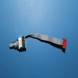CODIFICADOR ROT, 5Vdc, 16 posiciones con botón de presión, cable plano de 3 pulgadas, Micro Match de 6 pines macho CODIFICADOR ROT, 5Vdc, 16 posiciones con botón de presión, cable plano de 3 pulgadas, Micro Match de 6 pines macho