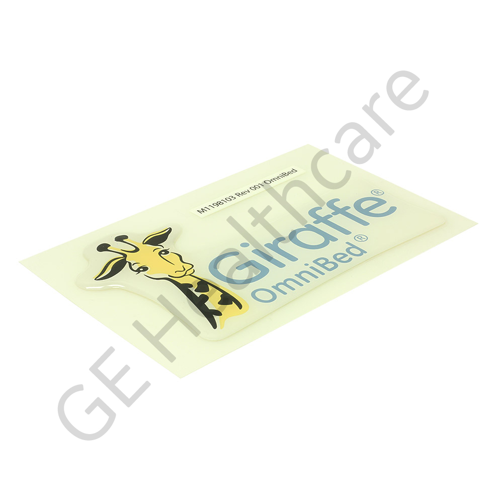 Sticker Label Branding Giraffe™ Omnibed