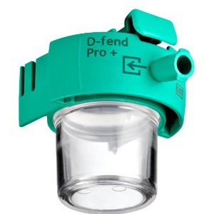 Trampas de agua D-Fend Pro+, verde, para Cuidados intensivos, 10/caja Trampas de agua D-Fend Pro+, verde, para Cuidados intensivos, 10/caja