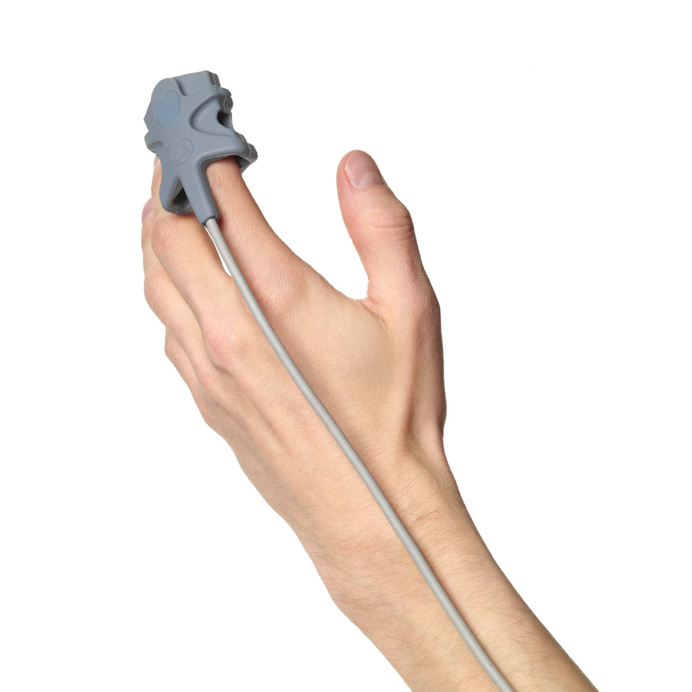 Sensor TruSignal SpO2 FingerTip con conector GE, 4 m Sensor TruSignal SpO2 FingerTip con conector GE, 4 m