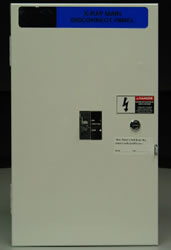 25 KAIC X-Ray Main Disconnect Panel 110 Amp, 480 V/208 V